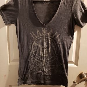Billabong gray V-neck medium